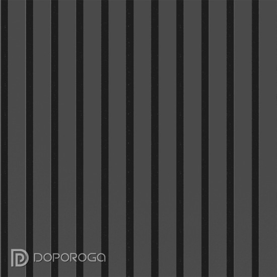 Панель стеновая акустическая Stella Comfort De Luxe Black Lead 600х600х9мм