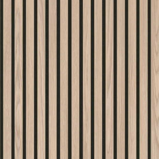 Реечная панель акустическая МДФ STELLA Comfort Light Дуб Снежный 2780x600x9мм