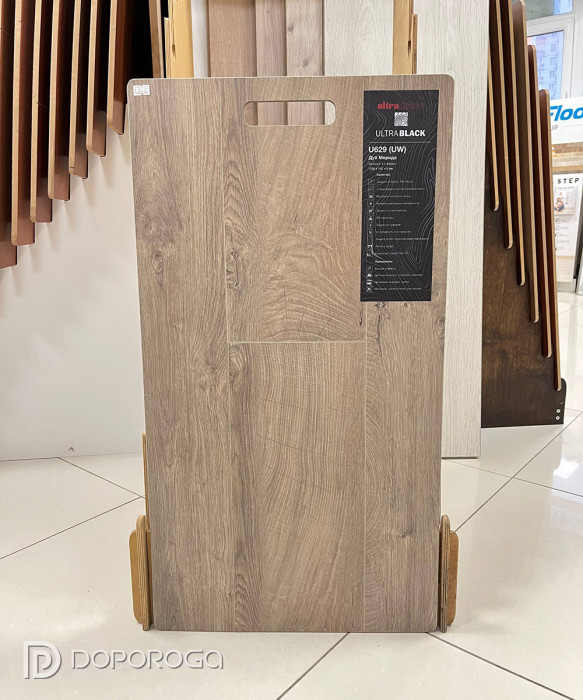 Ламинат Ultradecor Ultrablack (Kronospan Binyl PRO) U629 Дуб Мерида Золотой