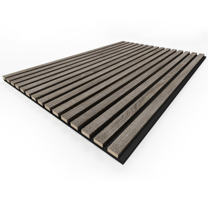 Панель стеновая реечная акустическая МДФ Stella Trend Standart Дуб Винтаж 900x600x21мм