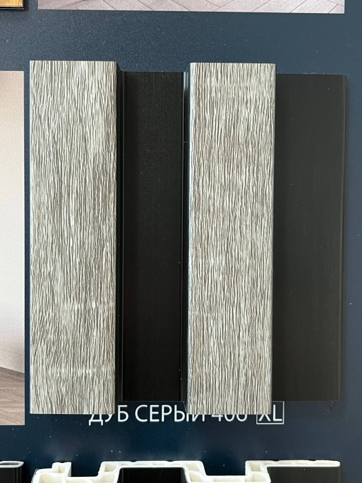 Реечная панель ПВХ Comfort 3D-Prof XL Дуб серый 406