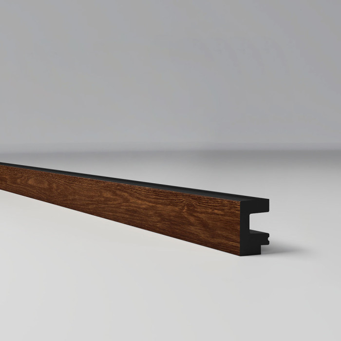 Реечная панель ПВХ Comfort 3D-Prof XL Орех 224