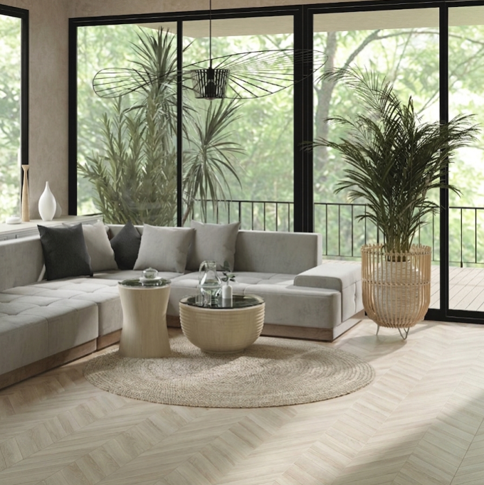 Ламинат EGGER Comfort Large 33кл 8мм 2-v EC1028 CL Дуб Кестинкорт шампань (левая)
