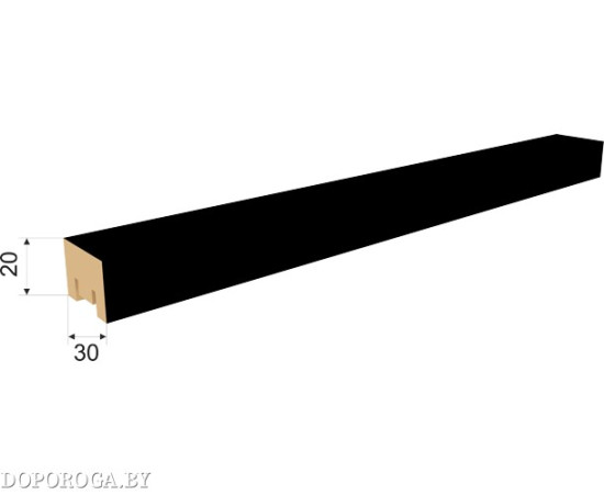 Интерьерная рейка Stella Милана Black edition