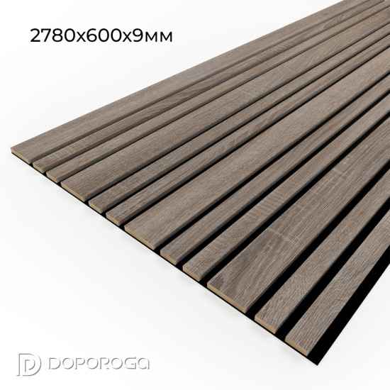 Панель стеновая акустическая Stella Comfort Dream Standart Дуб Винтаж 2780x600x9мм