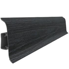 Плинтус напольный ПВХ SanFlex 575 Дуб черный