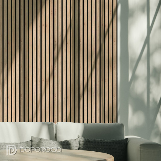 Панель стеновая акустическая Stella Trend Standart Дуб Сонома 2780x600x21мм