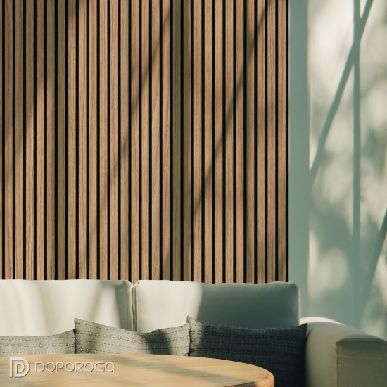 Панель стеновая акустическая МДФ STELLA Comfort Standart Дуб Сальвадор 2780х600х9мм